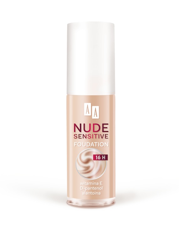 AA, Make Up Nude Sensitive, podkład nawilżająco-łagodzący 